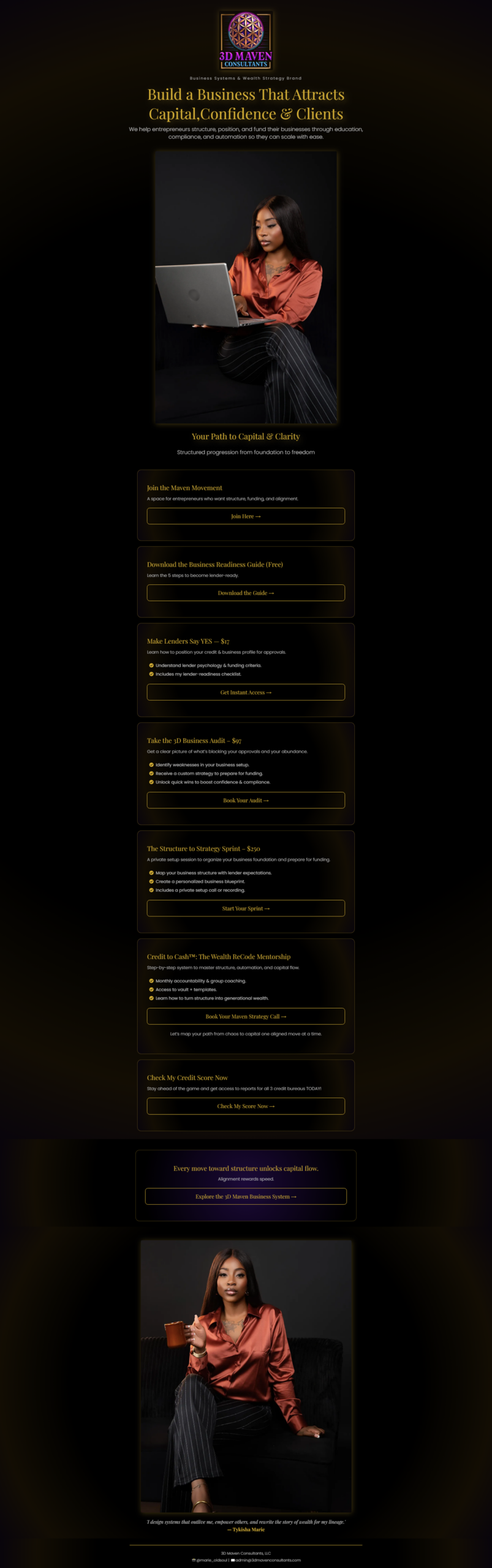 Lead generation sales funnel page with qualification survey and appointment calendar, built in GoHighLevel