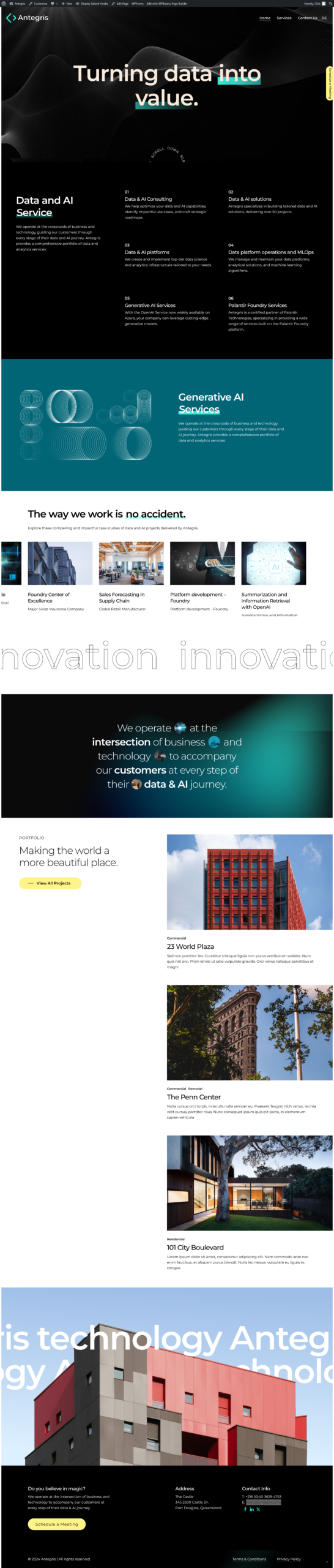 Vagmakr brand website built on WordPress with a custom responsive layout and product sections