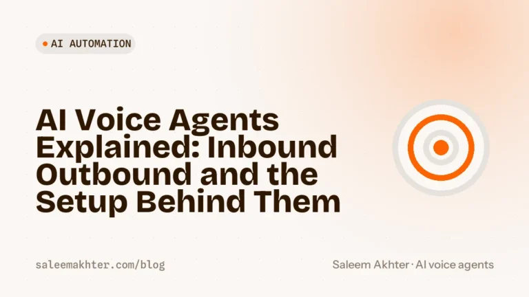 AI voice agents explained: inbound, outbound and the setup behind them