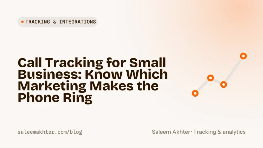 Call tracking for small business: know which marketing makes the phone ring