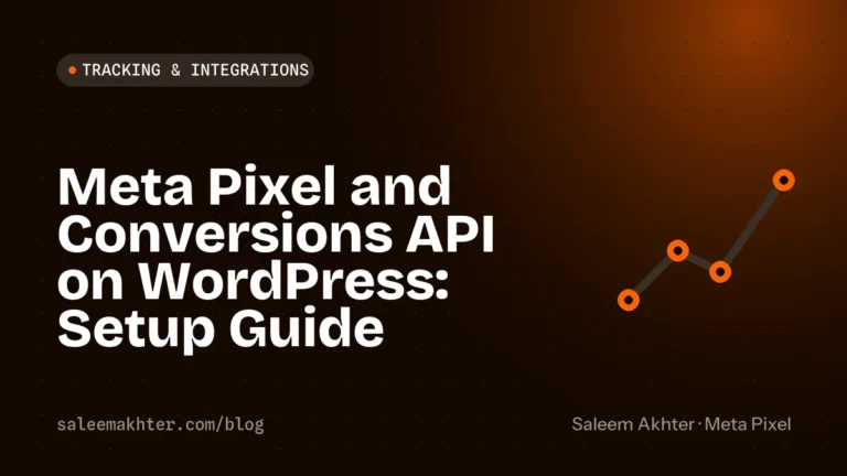 Meta Pixel on WordPress: Pixel and Conversions API setup guide