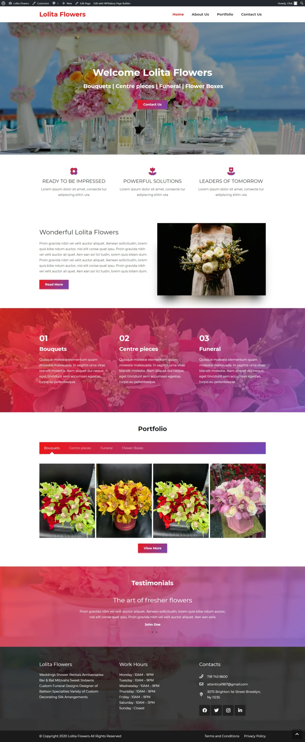 Florist Online Store — Bouquet catalogue, occasion categories and a checkout built for same-day orders.