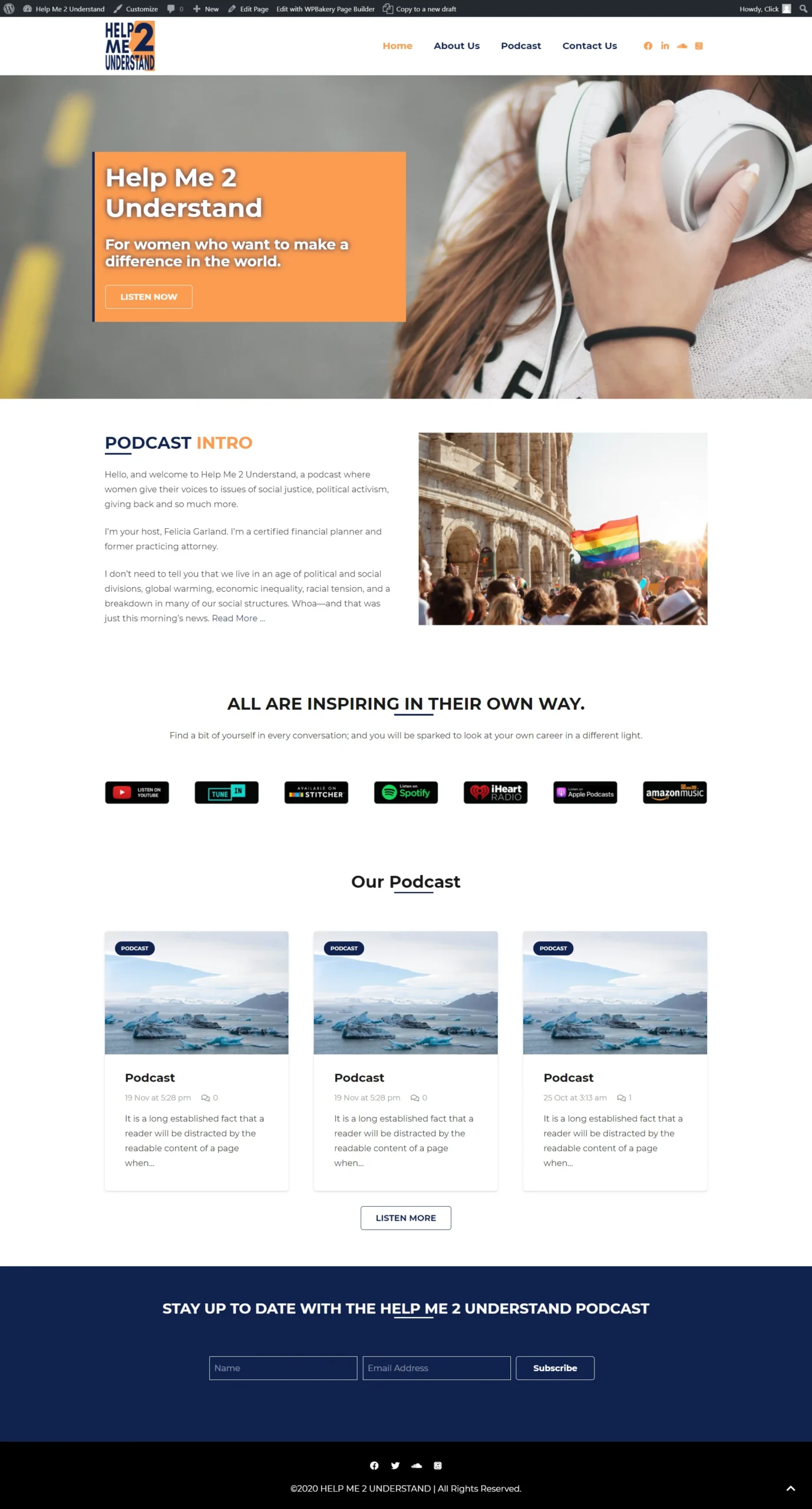 Art Exhibition Site — Exhibition landing page with gallery sections and a booking call to action.