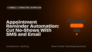 Appointment reminder automation: cut no-shows with SMS and email